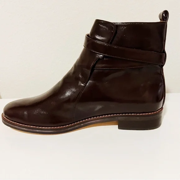 $J. Ransford Collection Jodhpur Boots, Dark Brown, Round Toe, Low Heel, Size 10 - Picture 2 of 11